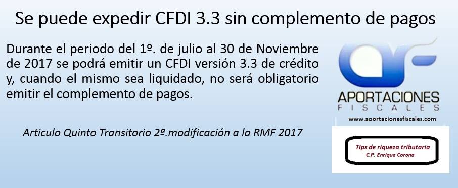 CFDI Sin Complemento de Pago