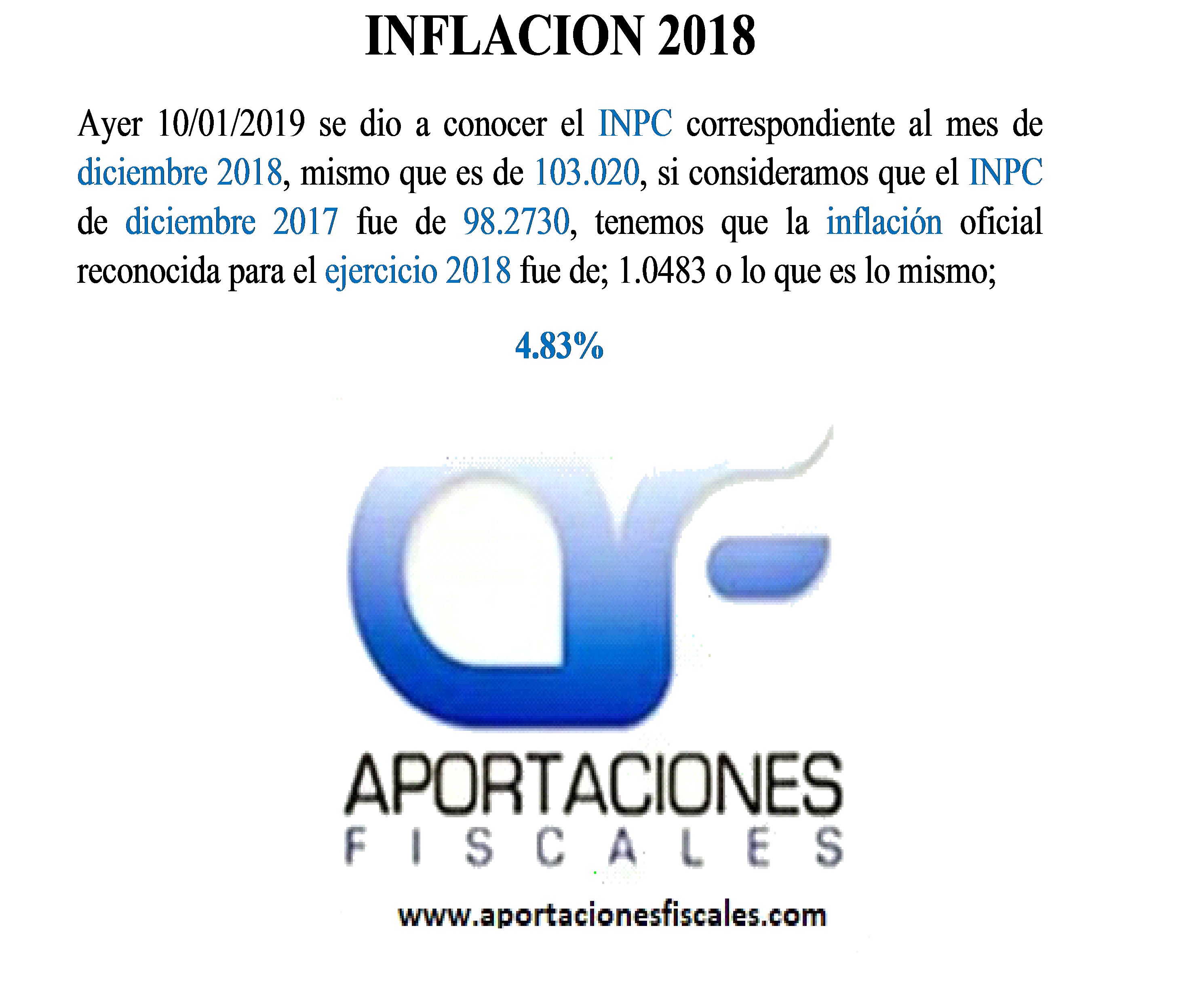 Infla anual 18