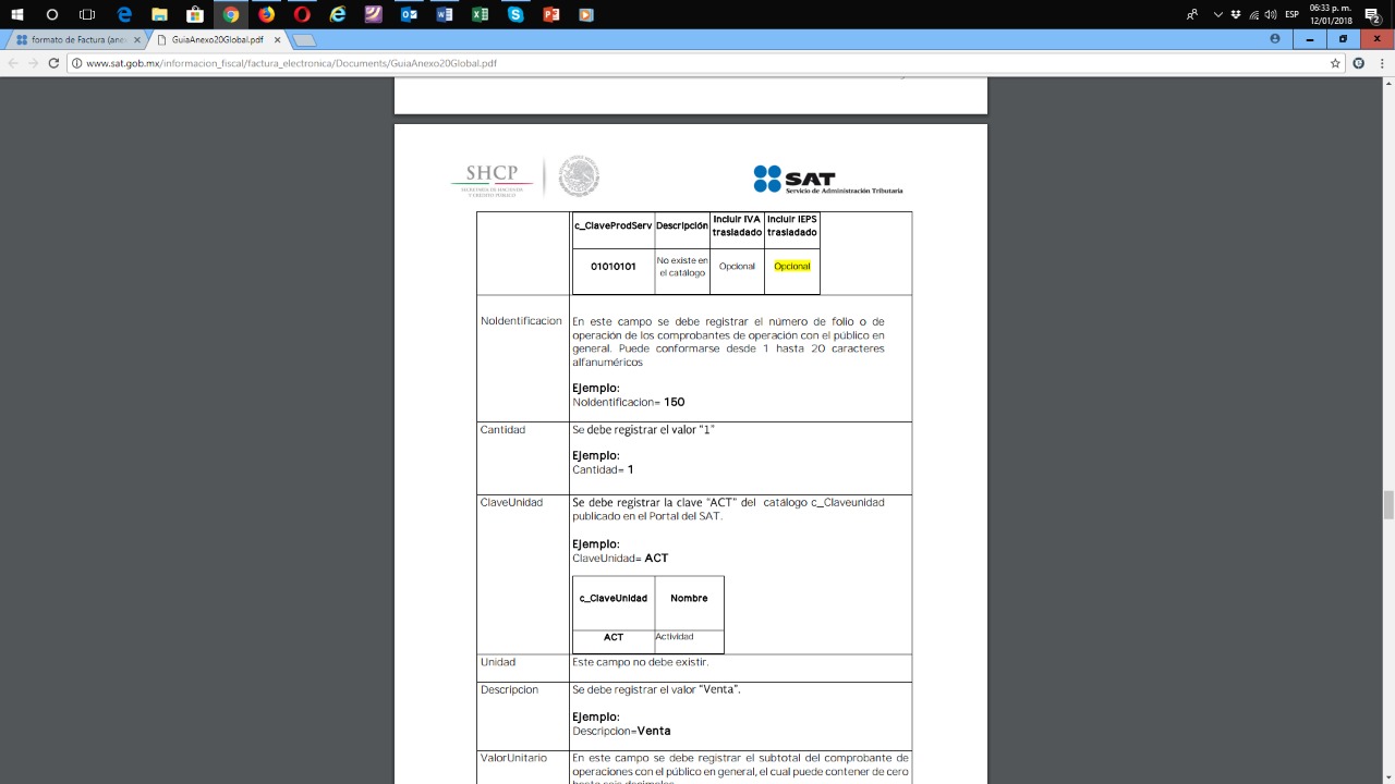 Cfdi global inst 2